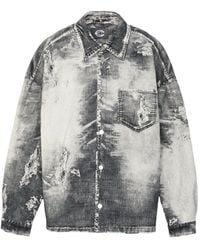 CAMPERLAB - Distressed Denim Shirt - Lyst
