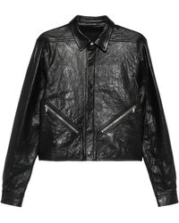 Rick Owens - Leren Jack - Lyst