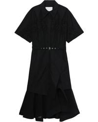 3.1 Phillip Lim - Midi-Jurk Met Ceintuur - Lyst