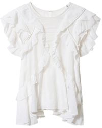 Isabel Marant - Nalou Ruffled Top - Lyst