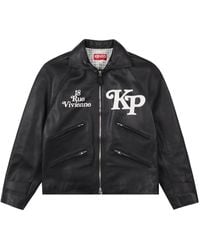 KENZO - X Verdy Motorcycle Leather Jacket - Lyst