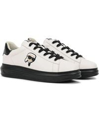 Karl Lagerfeld - Zapatillas con plataforma y logo - Lyst
