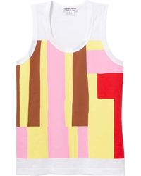 Comme des Garçons - Top Con Motivo Geométrico - Lyst