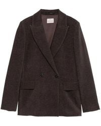 Emme - Emmponte Double-Breasted Blazer - Lyst