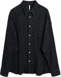 sunflower - Camisa con motivo de cuadrícula - Lyst