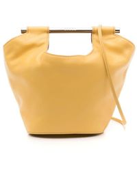 STAUD - Mini Mar Leather Tote Bag - Lyst