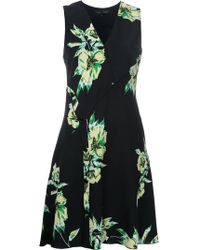 Proenza Schouler Sleeveless Floral Print Dress - Zwart