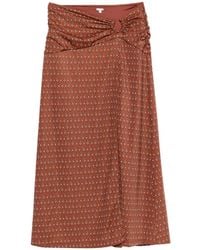 Johanna Ortiz - Under The Sun Paisley-Print Skirt - Lyst