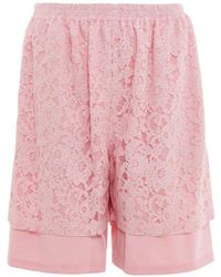 Pushbutton - Bermudas Con Capa De Encaje - Lyst