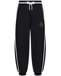 Dolce & Gabbana - Cotton Fleece Jogging Trousers - Lyst