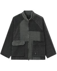 FIVE CM - Patchwork-Design Jacket - Lyst
