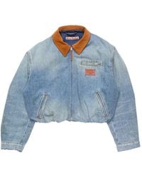 Acne Studios - Logo-Patch Bomber Jacket - Lyst