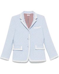 Thom Browne - Solid Tweed Blazer - Lyst