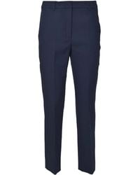 Weekend by Maxmara - Cotton-Blend Trousers - Lyst