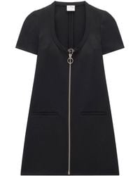 Courreges - Holistic Buckle-detail Twill Dress - Lyst