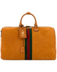 Gucci - Medium Savoy Suede Duffle Bag - Lyst