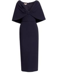 Elie Saab - Robe En Soie À Coupe Mi-Longue - Lyst