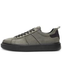 Poche Paris - Lace-Up Panelled Sneakers - Lyst