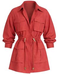 Elie Saab - Drawstring Silk Shirt - Lyst