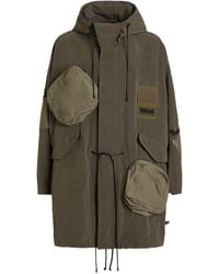 Dolce & Gabbana - Pocket Hooded Parka Coat - Lyst