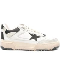 Golden Goose - Forty2 Leather Upper Heel And Spur Suede Toe Rubber Star - Lyst