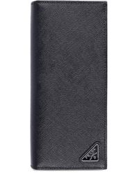 Prada - Saffiano Leather Continental Wallet - Lyst