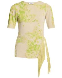 Erdem - Floral-Pattern T-Shirt - Lyst