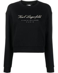 Karl Lagerfeld - Hotel Karl Crew-neck Sweatshirt - Lyst