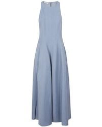 Brunello Cucinelli - A-Line Maxi Dress - Lyst