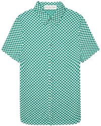 God's True Cashmere - Short-Sleeve Buttoned Shirt - Lyst