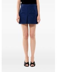 Balenciaga - A-Line Pleated Mini Skirt - Lyst