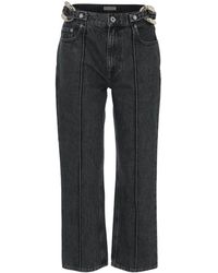 JW Anderson - Jeans With Silver Detail - Lyst