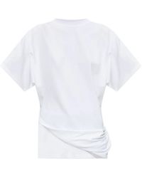 Sportmax - Draped-Design T-Shirt - Lyst