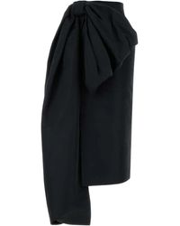 Givenchy - Falda con lazo drapeado - Lyst