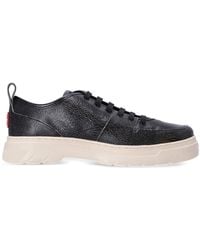 BOSS - Urian Oxfr Leather Sneakers - Lyst