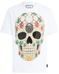 Philipp Plein - Round Neck Skull Stones T-Shirt - Lyst
