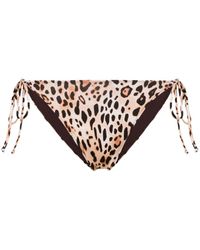 Mc2 Saint Barth - Marielle Leopard-print Bikini Bottom - Lyst