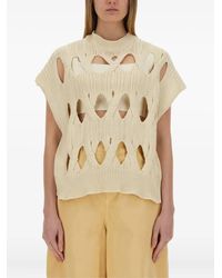 Alysi - カットアウト ニットtシャツ - Lyst