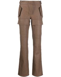 MISBHV - Leather-effect Cargo Trousers - Lyst