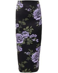 Carolina Herrera - Gonna A Matita A Fiori - Lyst