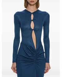 Christopher Esber - Open-Twist Ruched-Detail Maxi Dress - Lyst