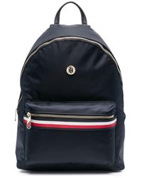 tommy hilfiger logo tape mini backpack