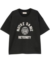 RETERNITY - Notre Dame Logo-Print Mesh T-Shirt - Lyst