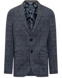 Etro - Paisley Print Two-Button Blazer - Lyst