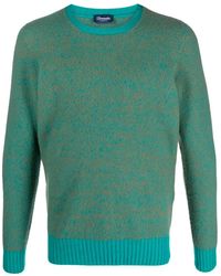 Drumohr - Melierter Pullover Mit Gebürstetem Finish - Lyst