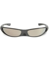 Balenciaga - Blade Rectangle Sunglasses - Lyst