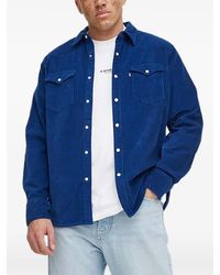 Levi's - Barstow Corduroy Buttoned Western Shirt - Lyst
