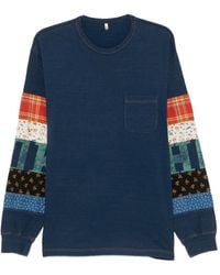 KHOKI - Patchwork Long-Sleeve T-Shirt - Lyst