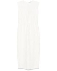 Harris Wharf London - Crinkled Midi Dress - Lyst