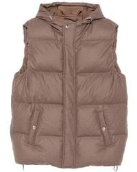 Eleventy - Quilted-Pattern Gilet - Lyst